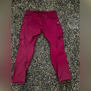Burgundy G Star Cargos SZ 34 x 30